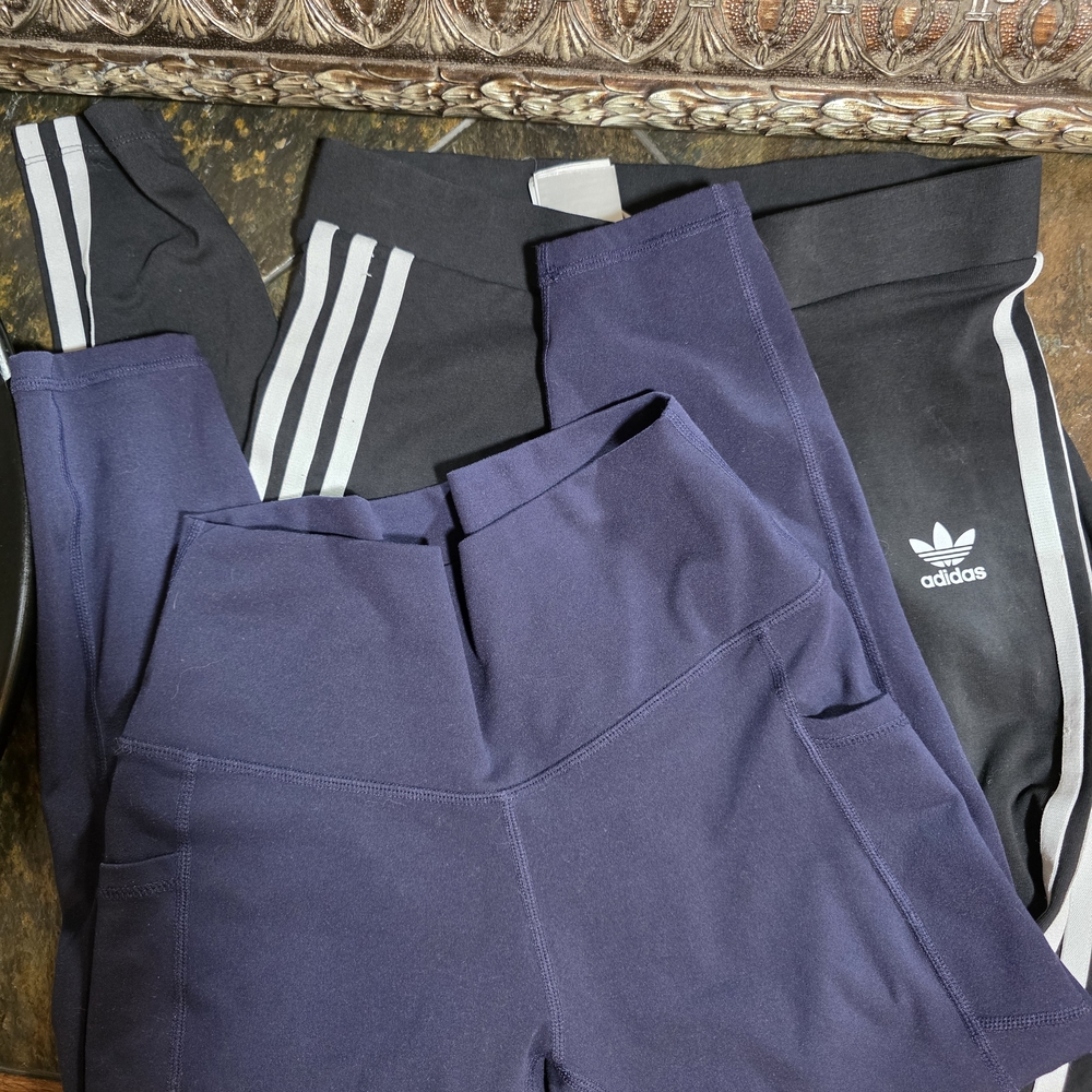 2 For $15 Activewear - Adidas & Colorfulkoala Leggings - Sz Small